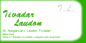 tivadar laudon business card